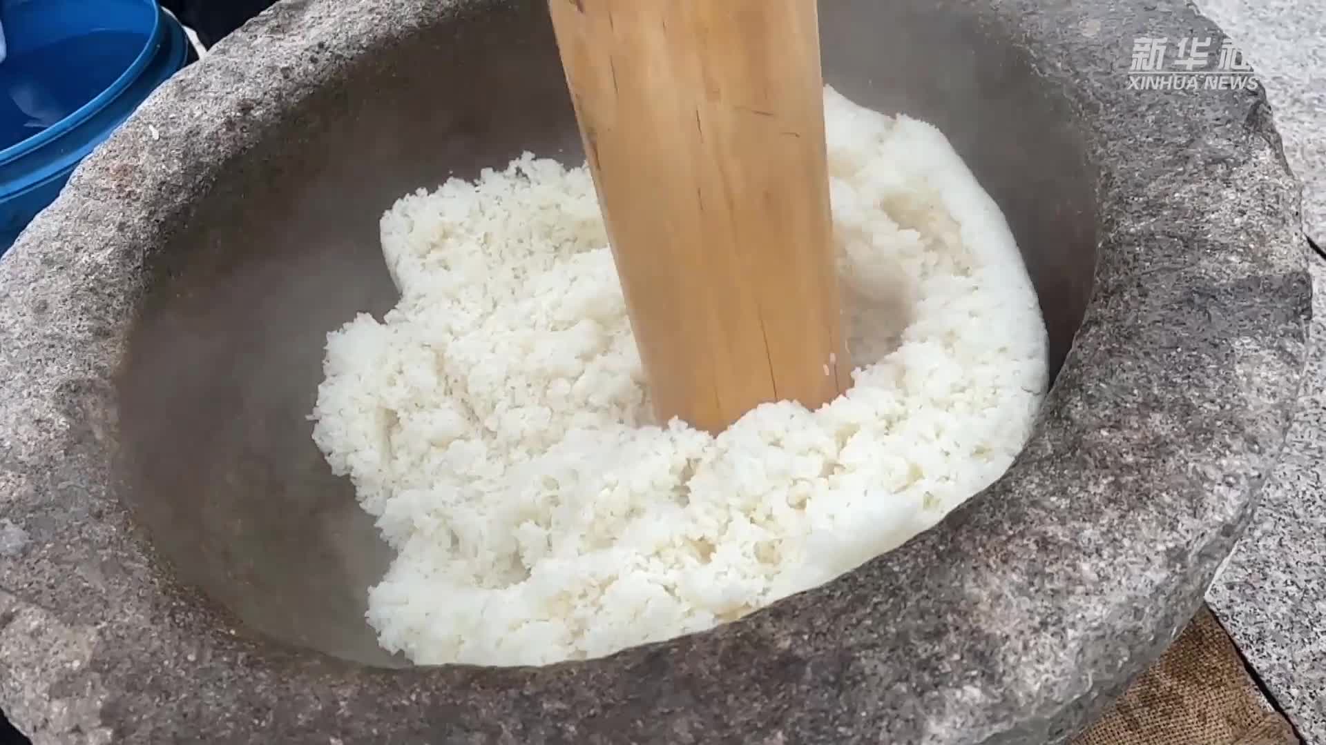 有一种年味儿,叫"打麻糍"