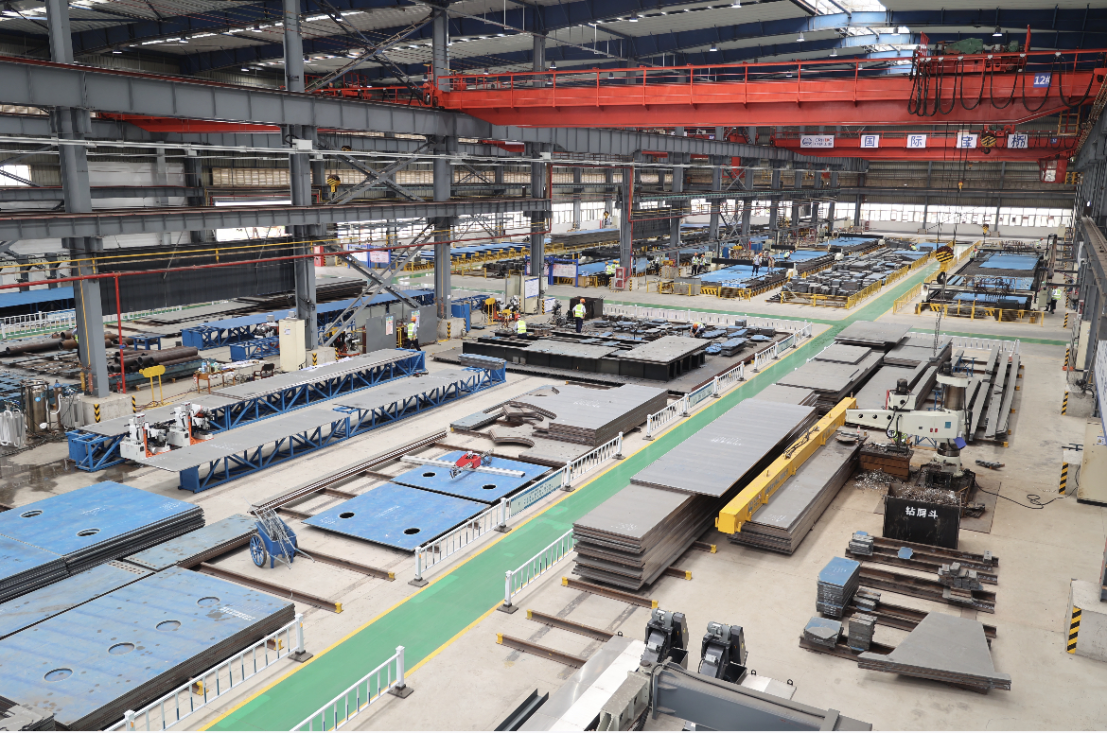 数字赋能 千亩桥城——浙江省钢桥梁制造基地在舟山建成投产