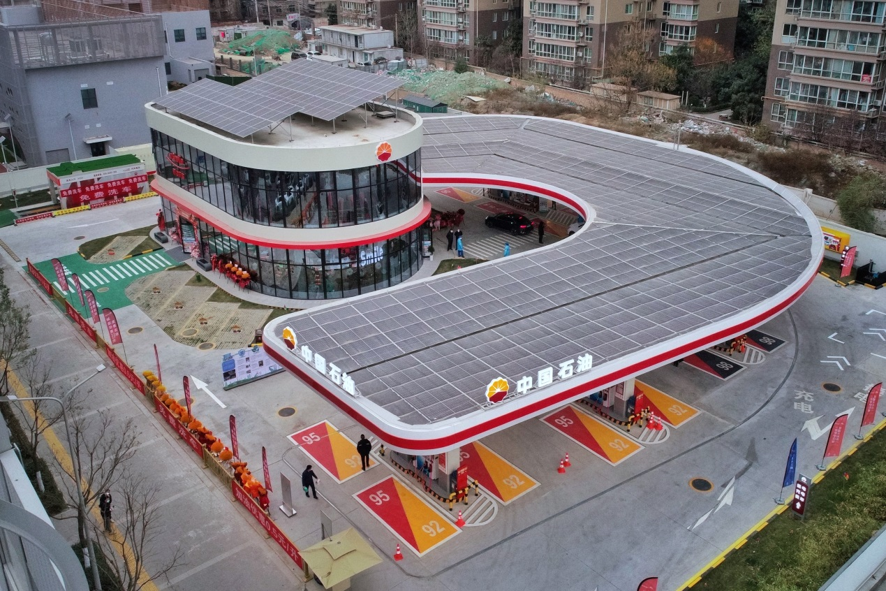 坐标昆明路陕西首座油电光风综合能源站正式投运