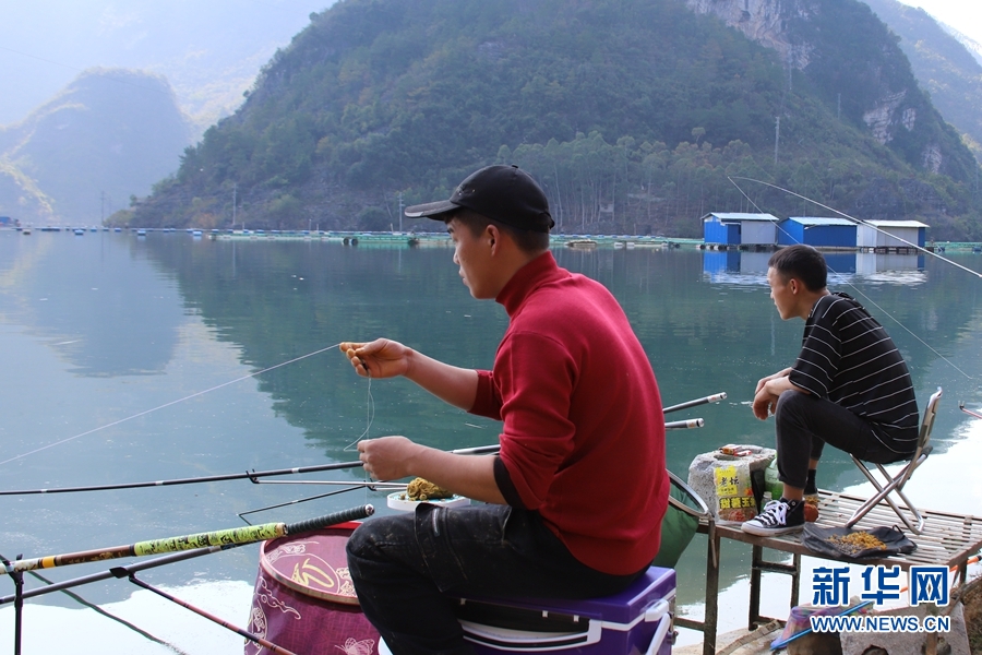 北盘江钓鱼图片