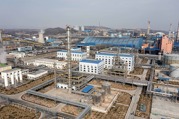 十万吨级绿色低碳甲醇工厂在安阳投产