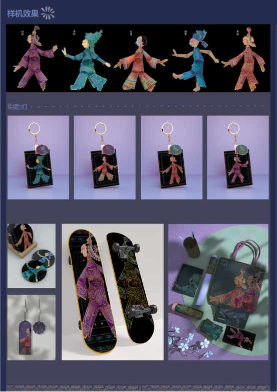 文创大赛"薪火"赛道作品:"皮影复生"系列文创