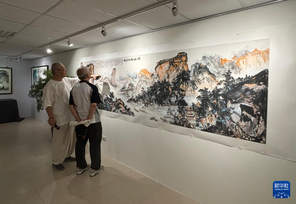 “江山如此多娇——两岸艺术家共绘武夷山”书画展亮相台北 - 新华网客户端