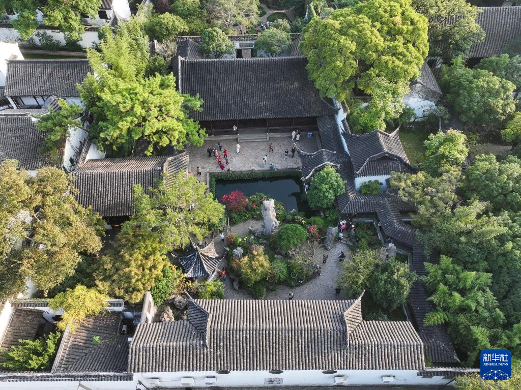 新华全媒+丨天空之眼瞰祖国——访苏州园林 品诗意江南 - 新华网客户端