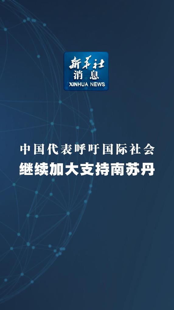 新华社消息｜中国代表呼吁国际社会继续加大支持南苏丹 - 新华网客户端