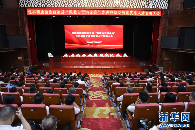 保亭举行先进典型交流暨优秀人才表彰大会 - 新华网客户端