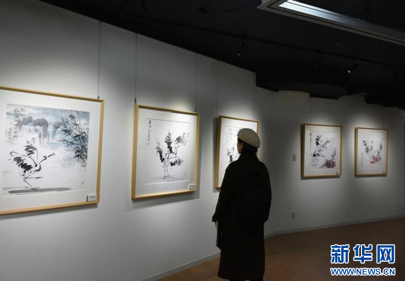 无远弗届”中国艺术家水墨绘画展在东京开幕以画为媒增进中日人文交流 