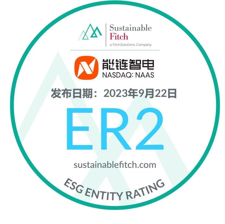 能链智电（NASDAQ：NAAS）获评惠誉常青中国境内ESG主体评级最高分 