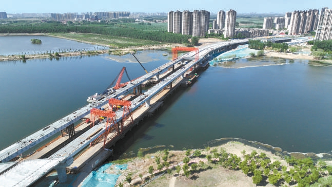 连接大厂与通州 预计9月份通车 京冀携手共建厂通大桥