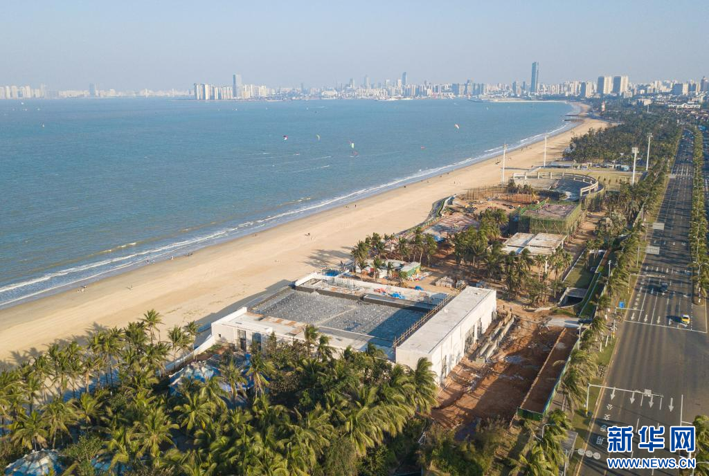 海口：天迹泳池项目现雏形 - 新华网客户端