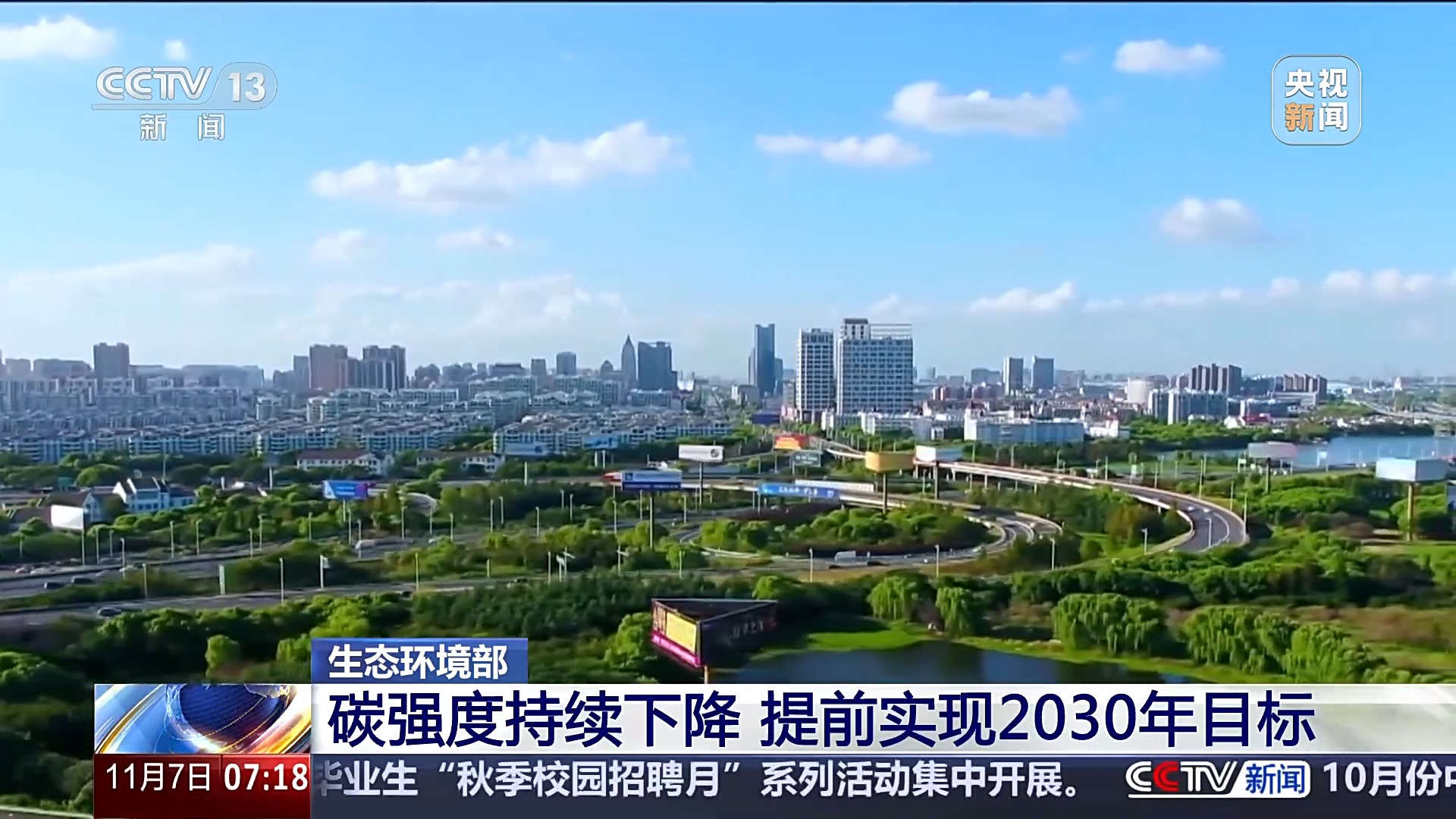 碳强度持续下降 我国已提前实现2030年目标 - 新华网客户端