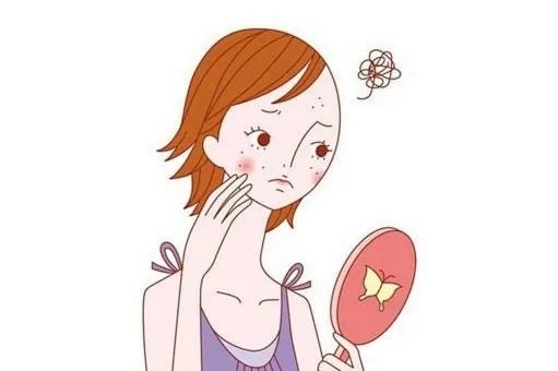 鼻子周围,眉心,眉毛唇周下巴,前胸后背等皮脂腺丰富的地容易出现潮红