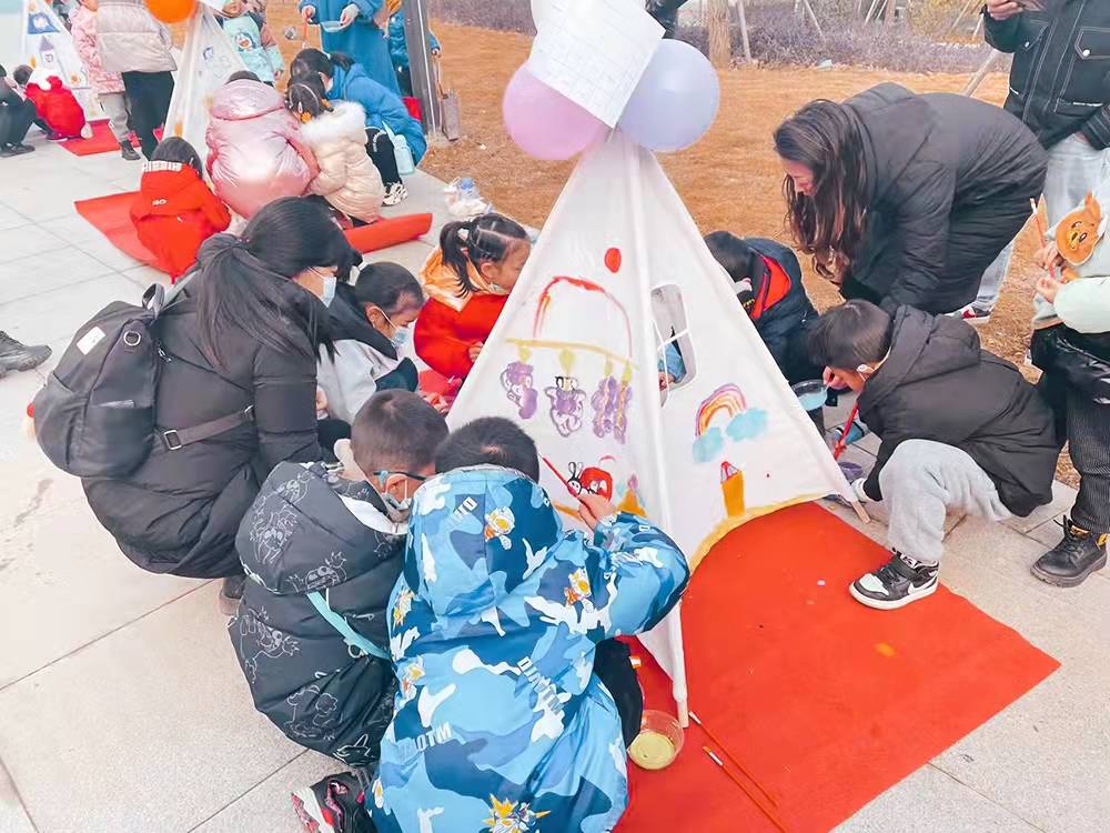湖北巴东举办首届少儿彩绘帐篷节|约"绘"冬日,彩描梦想,喜迎元旦