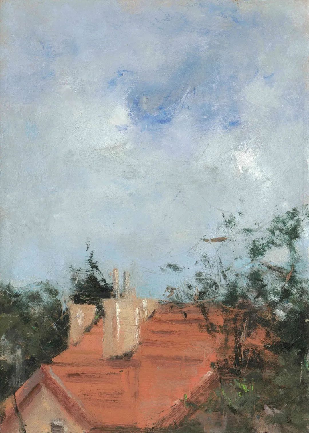 《飞鸟》布面油画 40x40cm 2020